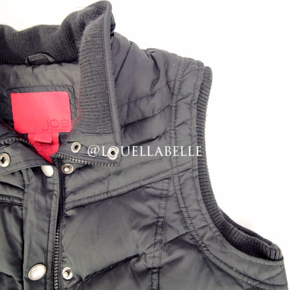 Joe Fresh Black Puffer Vest Large. - Picture 2 of 7