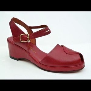 Re-mix vintage shoes Picasso wedge sandal