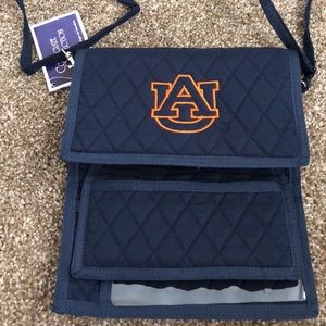Auburn Tigers Wallet with strap NWT