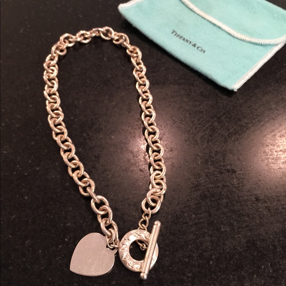 Tiffany & Co. Classic Heart Toggle Chain Necklace