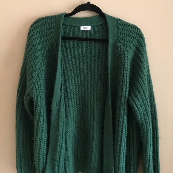 •GREEN CARDIGAN• - Picture 2 of 5