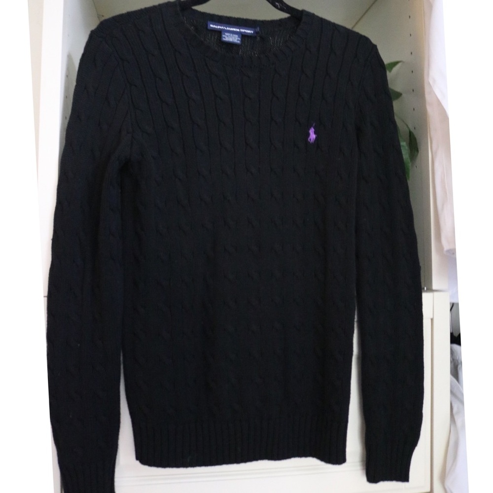 ✨FLASH SALE✨Black Ralph Lauren Sport Knit Sweater