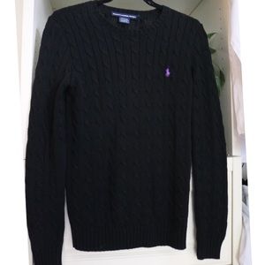 ✨FLASH SALE✨Black Ralph Lauren Sport Knit Sweater