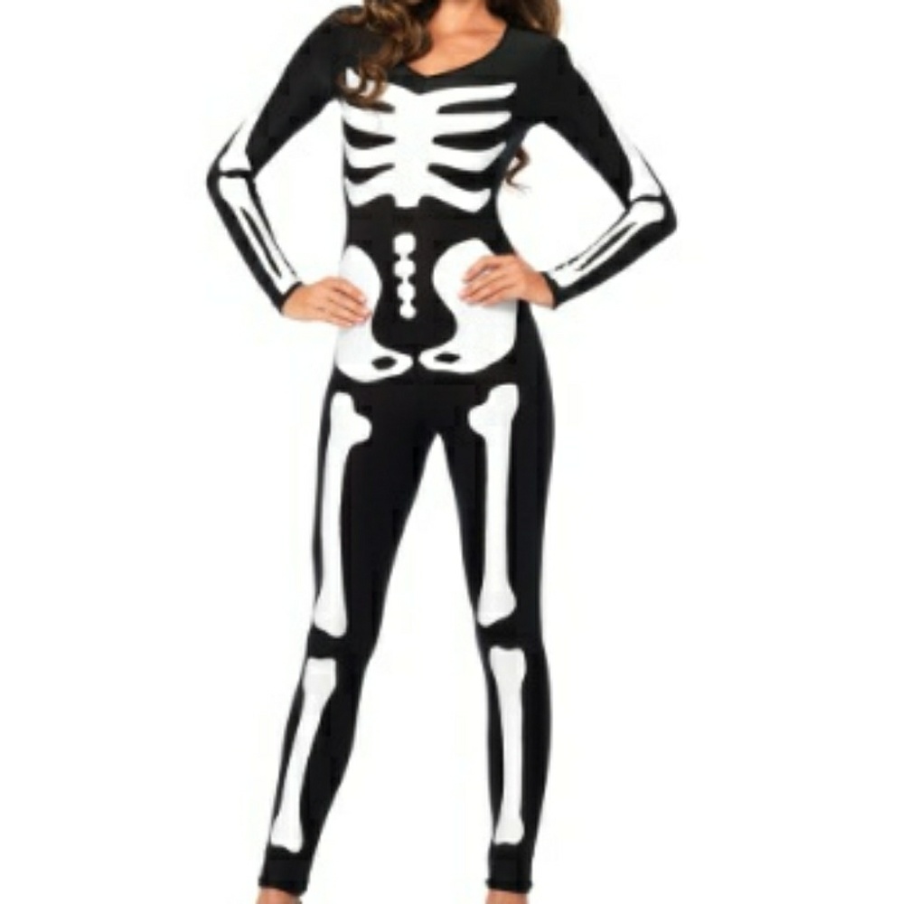 Glow In the Dark Skeleton Catsuit