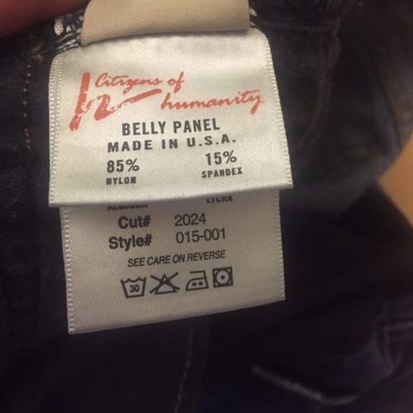 Citizens of Humanity Maternity Jeans Size 31 - Picture 4 of 4