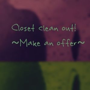 Closet clean out!