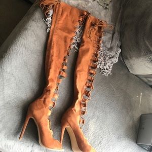 INSTAGRAM INSPIRED!!!! Thigh high boots(SOLD)