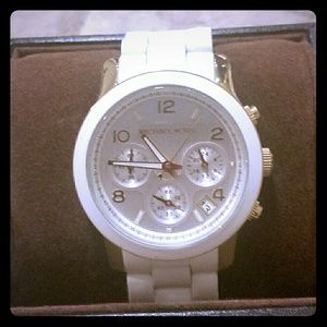 New White ceramic Michael Kors watch
