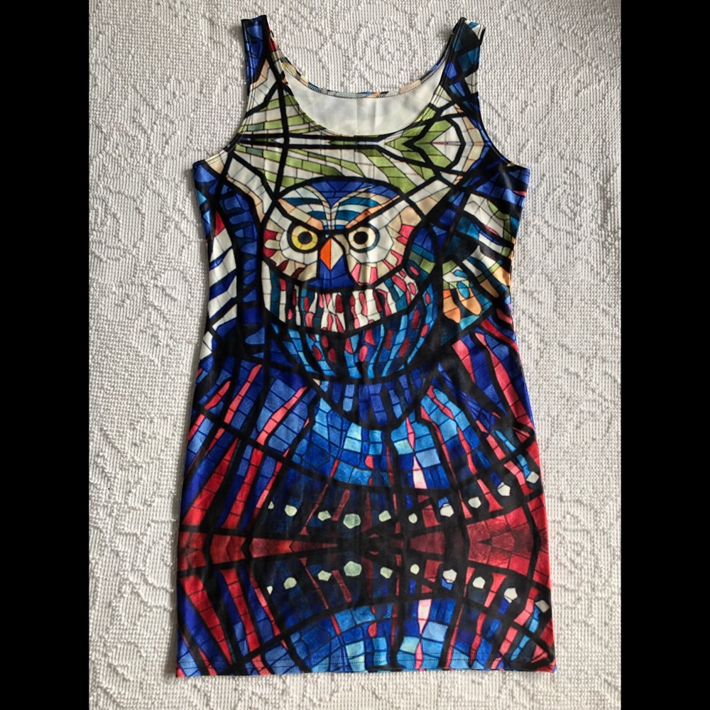 NWOT Blackmilk *Replica* Glass Owl Dress Small