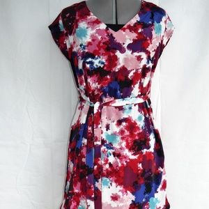 Knee length floral dress