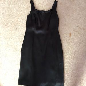 Ralph Lauren Black silky dress. Super sexy size 10