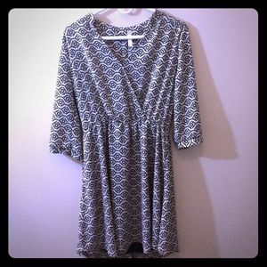 Black and white dress