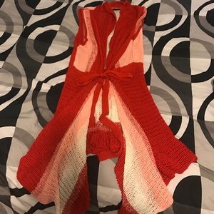 Beautiful red sweater vest