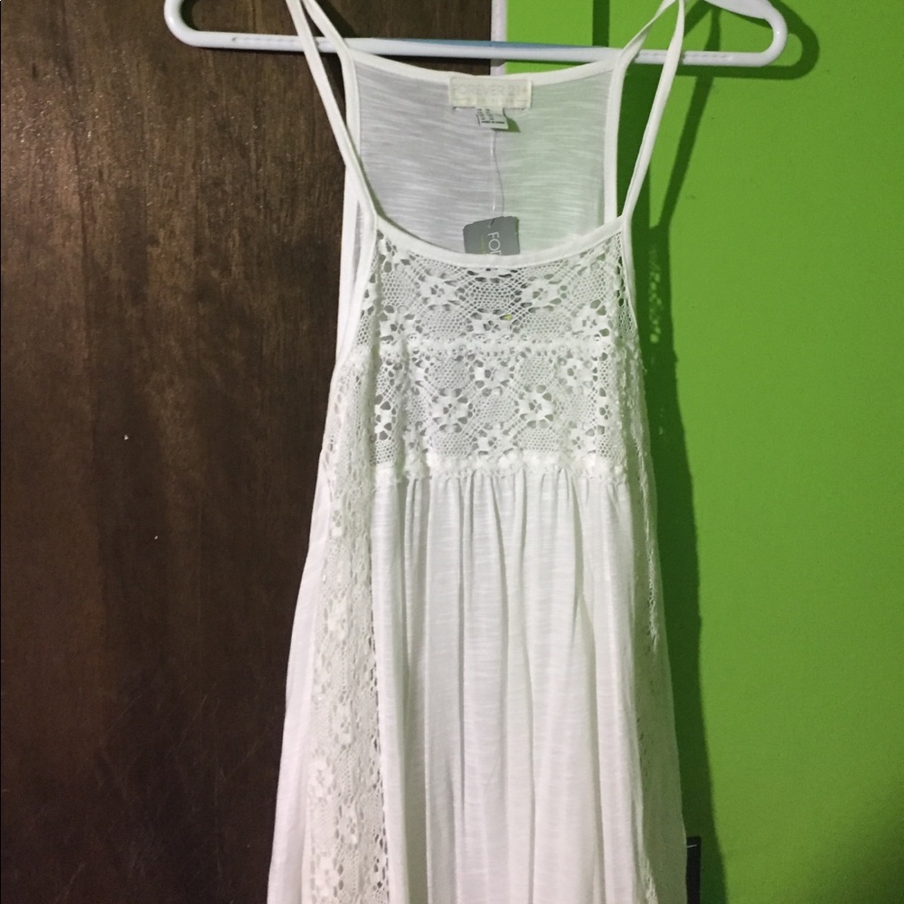 Lace tank top