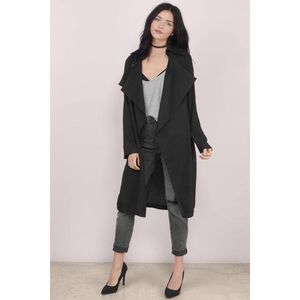 Drape Trench Jacket