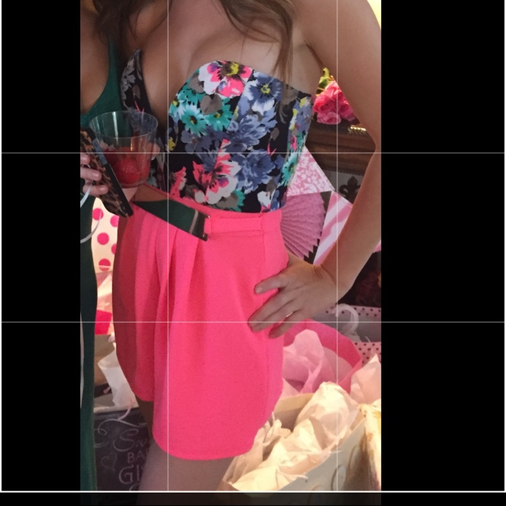 Bright Flowered Romper! - image 2