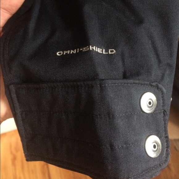 Black Columbia Jacket Raincoat - Picture 3 of 5