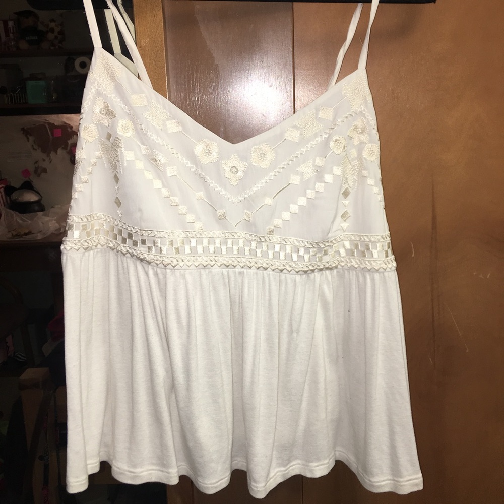 American Eagle white tank top