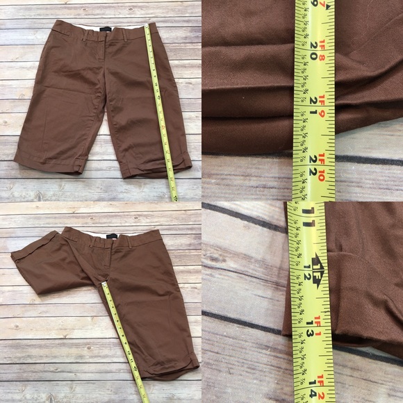 SOLD 🌹Size 6 Limited Cassidy Brown Bermuda Shorts - Picture 2 of 8