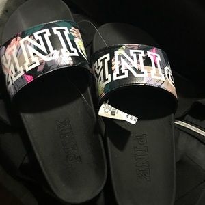 NWT pink slides