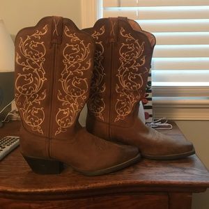 Leather Cowgirl Boots