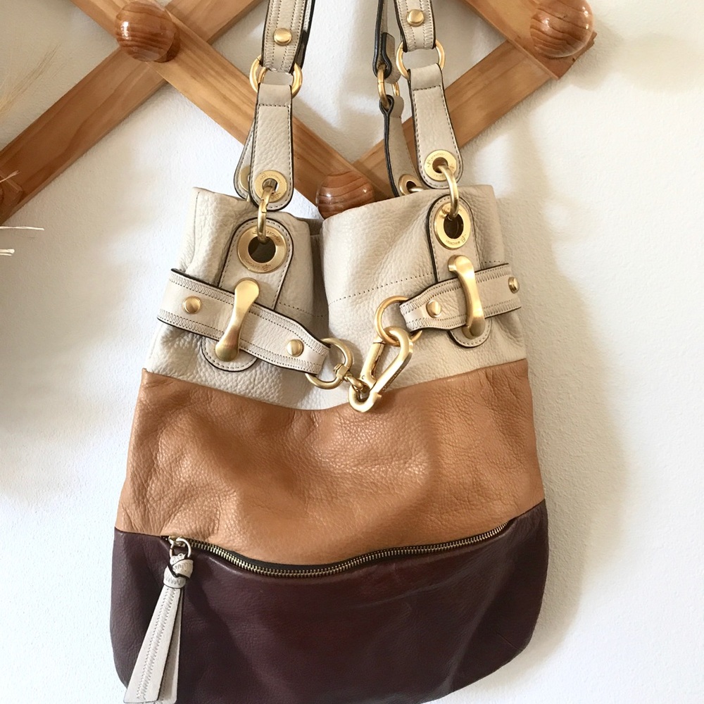 B Makowsky leather bag