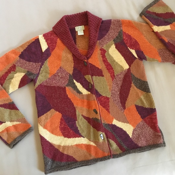 VinTaGe SilK carDigAn SweAter - Picture 1 of 4