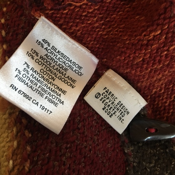 VinTaGe SilK carDigAn SweAter - Picture 4 of 4