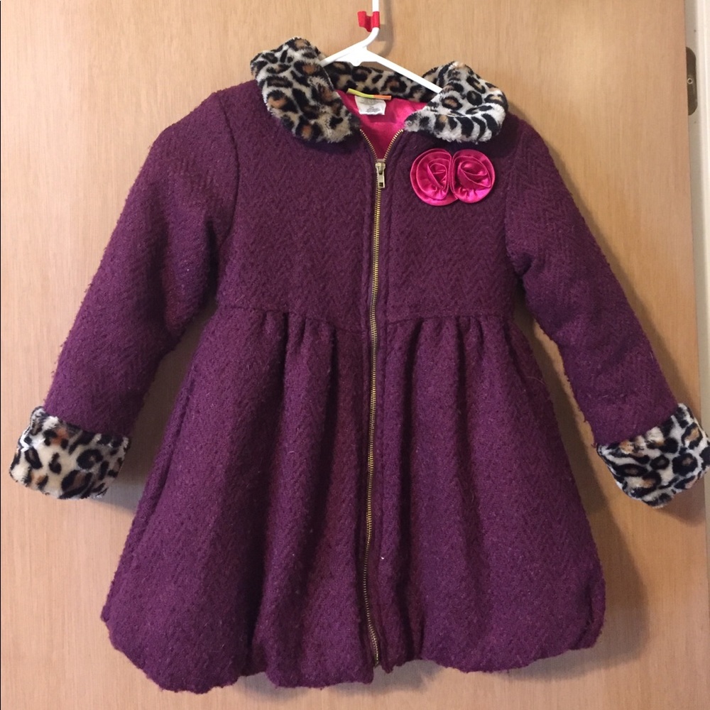 SOLD!! Penelope Mack LTD Burgundy Coat - Girls 6X