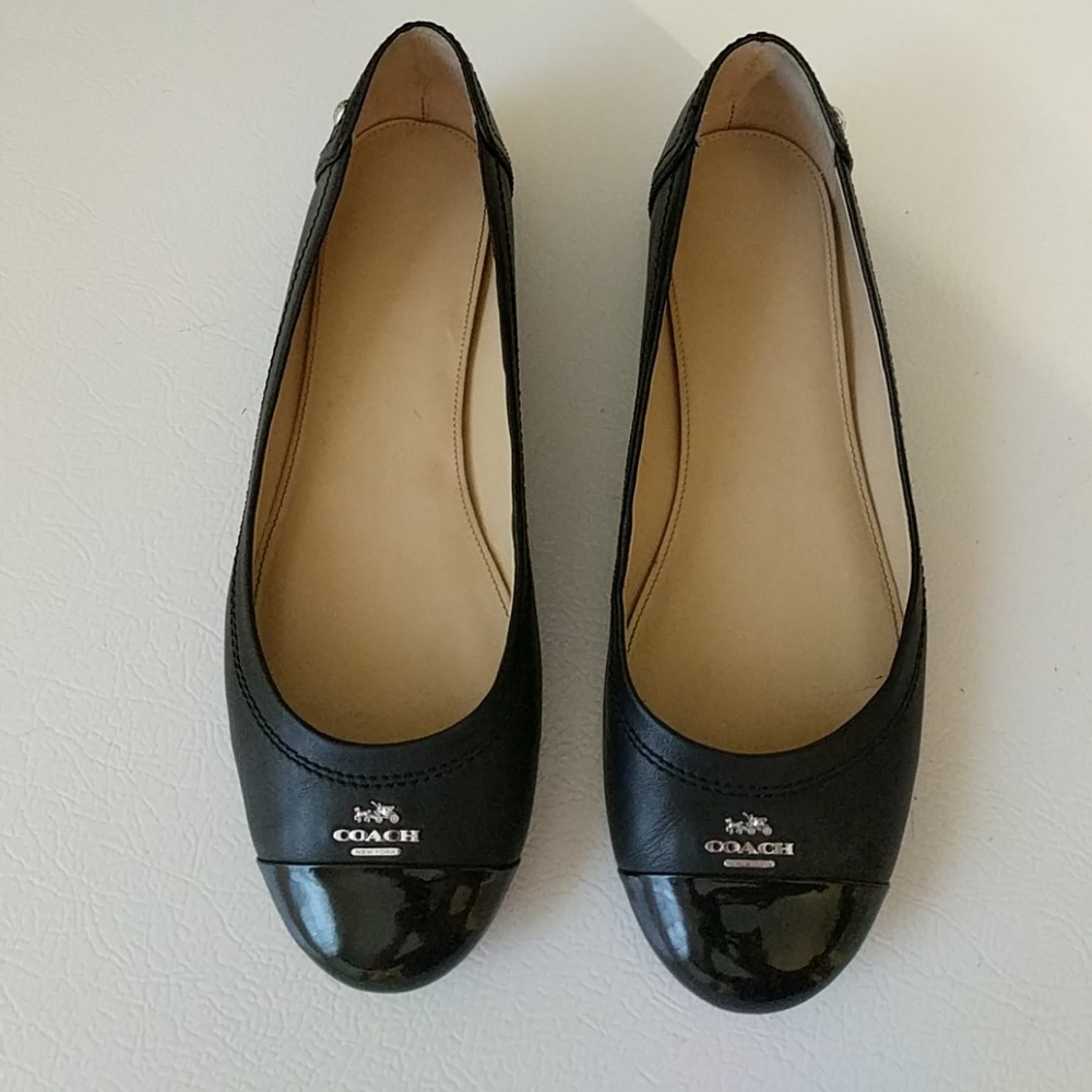 Coach ballet shoes size 9.5