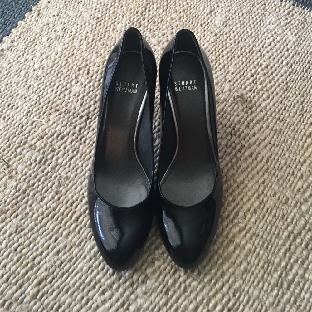 Stuart Weitzman patent leather pumps