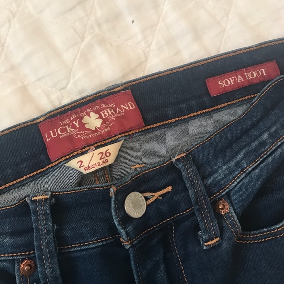 Lucky Brand Sofia Boot Jeans 26 - Picture 3 of 3