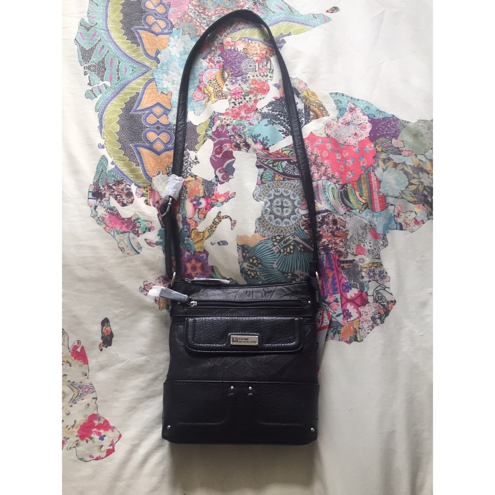 stone mountain leather handbag