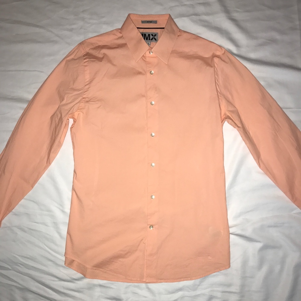 Express 1MX Fitted Dress Shirt