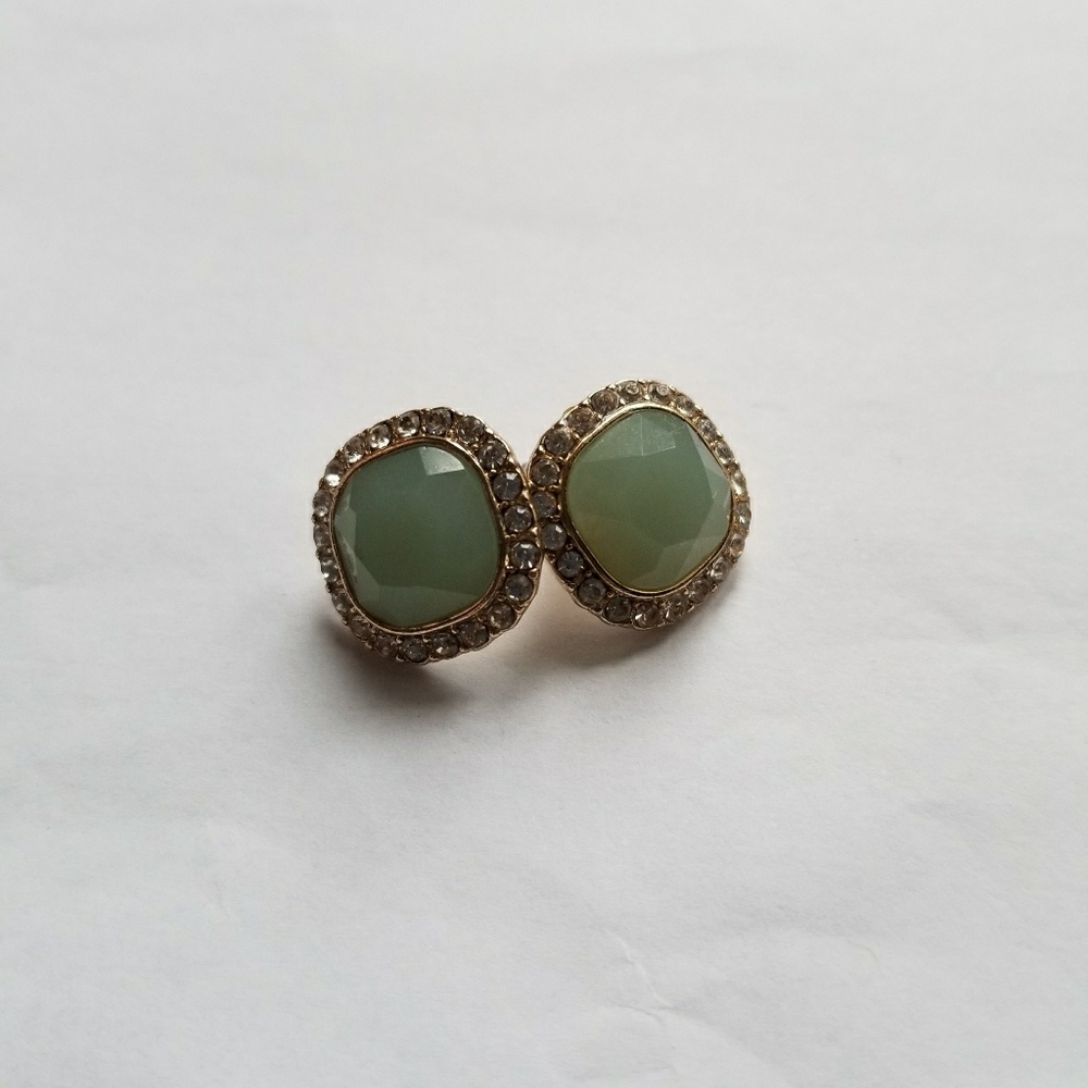 Teal earrings