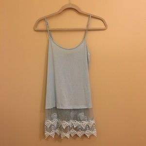 Lace layering tank