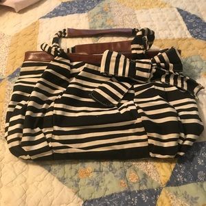 Black and brown Nine & Co Purse