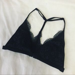 Victoria's Secret black lace bralette
