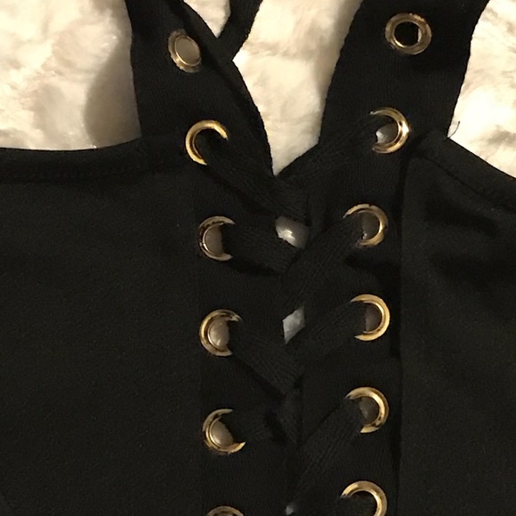 Cold Shoulder Lacey Dress - Picture 6 of 8