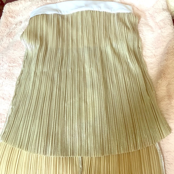 Bounce top by RUNWAY sexy gold club top NWT - Picture 2 of 7