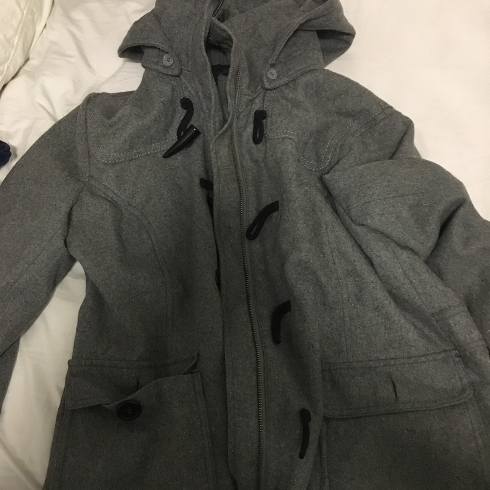 Gray Wool Winter Coat