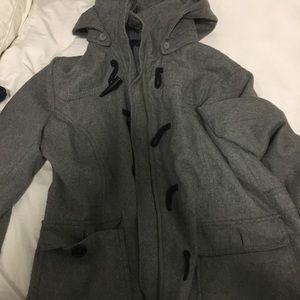 Gray Wool Winter Coat