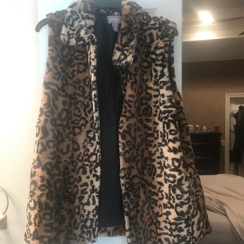 Leopard Vest