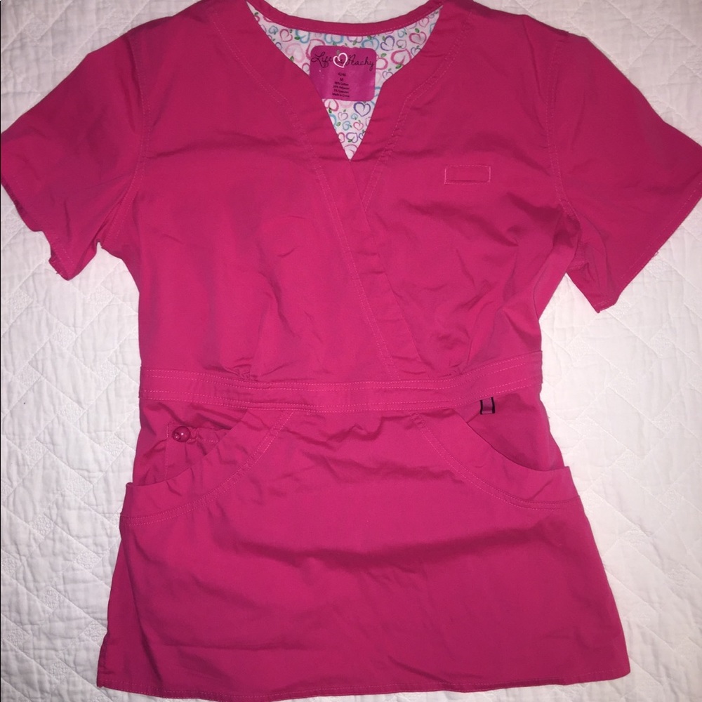 Scrubs, Hot Pink, top and bottom