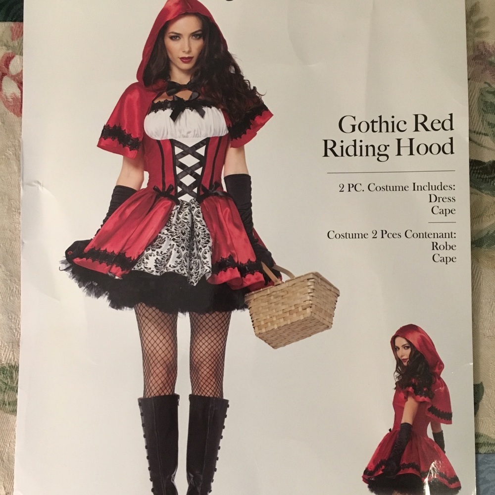Gothic Red Riding Hood Costume