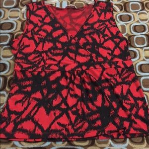 Super cute red blouse -red