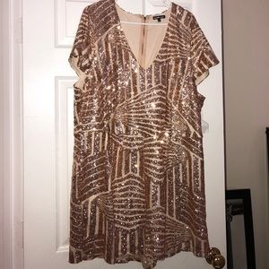 Plus size sequin Jumpsuit