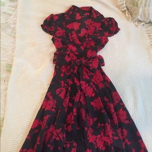 Silk faux wrap dress Silk faux wrap dress