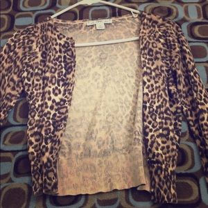 Super cute leopard print cardigan