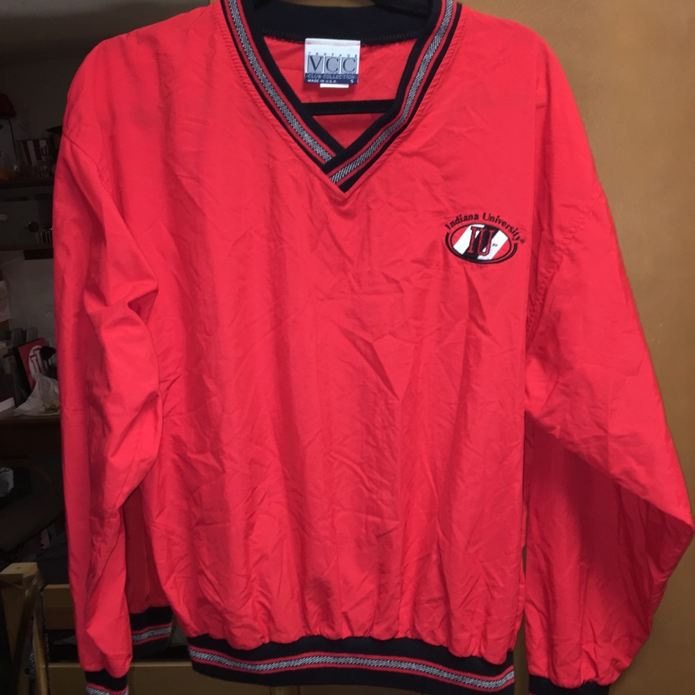 Indiana University windbreaker crewneck